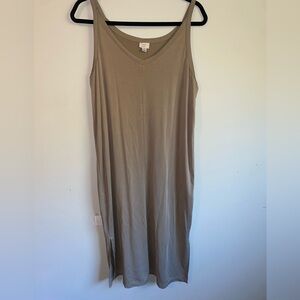 A New Day Khaki Green Dress | Medium